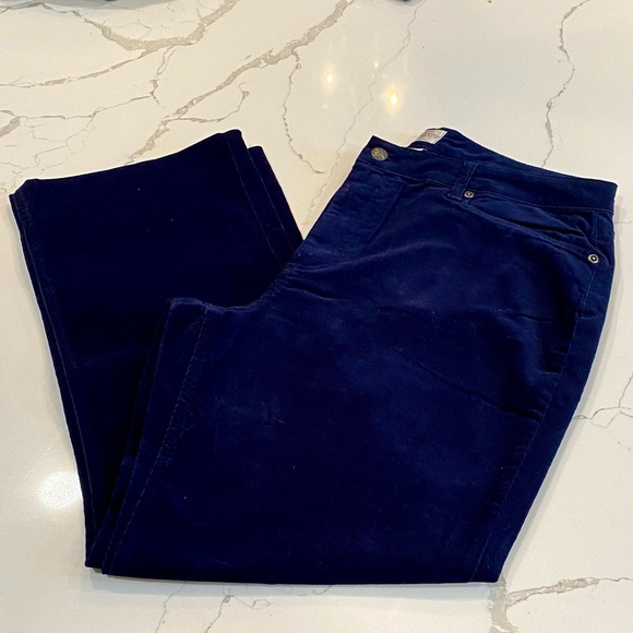 Chico's Navy Blue corduroy Pants - Picture 1 of 6